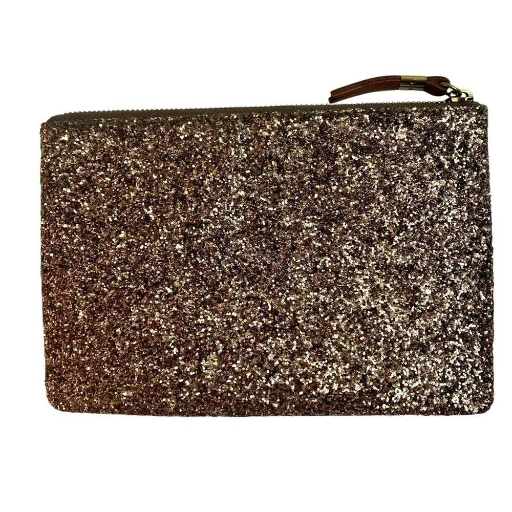 Madewell - The Leather Pouch in Glitter